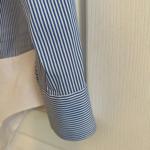 ZARA Striped Button-Down Bodysuit Shirt — Size S (EUR S / USA S / MEX 26) - Picture 4 of 6